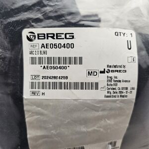 NWT BREG 'AE050400 Arc 2.0 Shoulder Brace / Arm Sling For Post Surgery